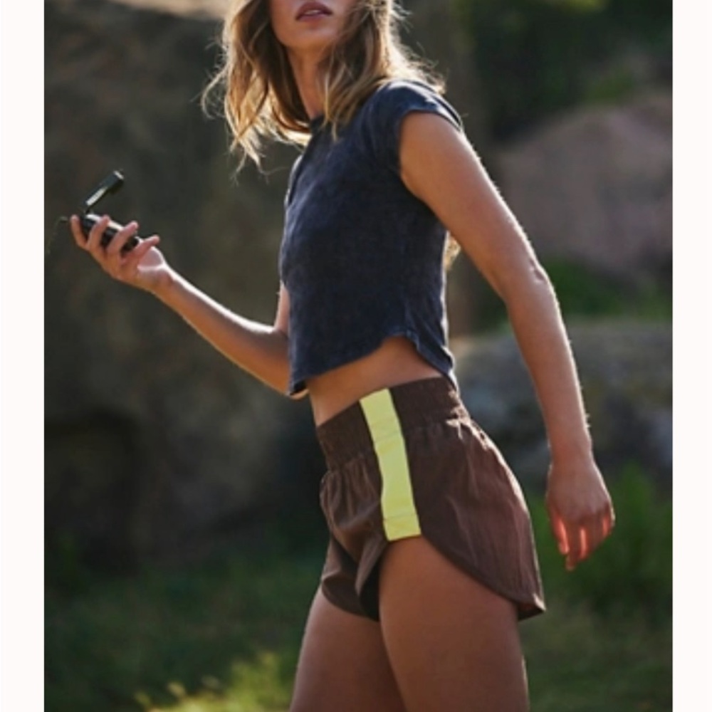 Free People trail angel shorts